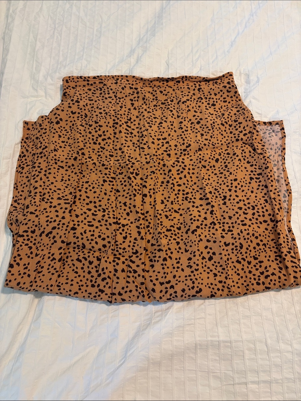 Cotton On Tan and Black Leopard Mini Skirt